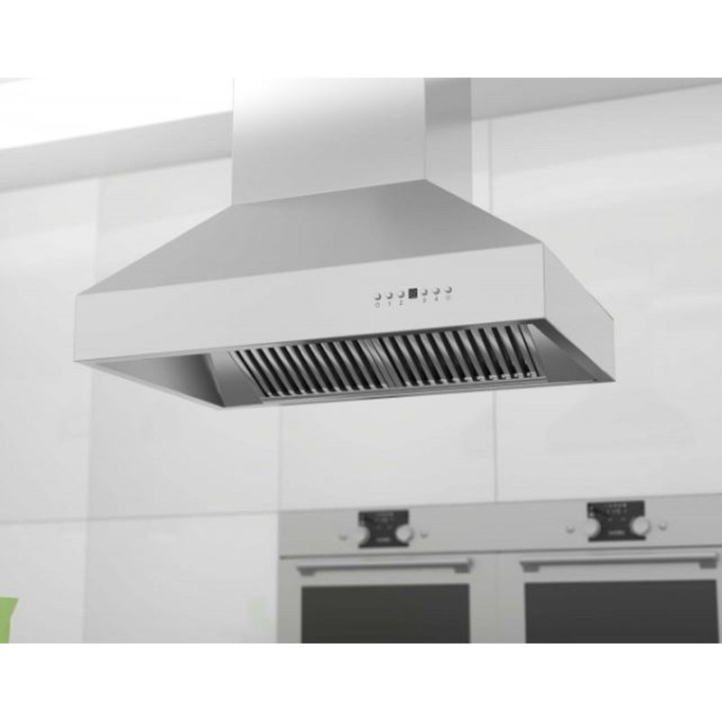 ZLINE Kitchen and Bath 1200 CFM Ducted Island Range Hood in Stainless